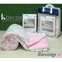 K Decor Blessings Premium 4pc Comforter Set Design 2