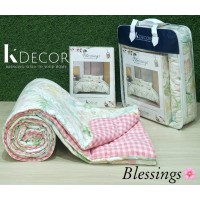 K Decor Blessings Premium 4pc Comforter Set Design 4