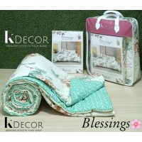 K Decor Blessings Premium 4pc Comforter Set Design 5