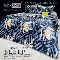  MOKSHAY  DESIGNED FOR LUXURY  1 SINGLE BED REVERSIBLE SUPERWARM COZY ZIPPER DUVET COVER|RAJAI COVER |DOUBLE PLY BLANKET 6