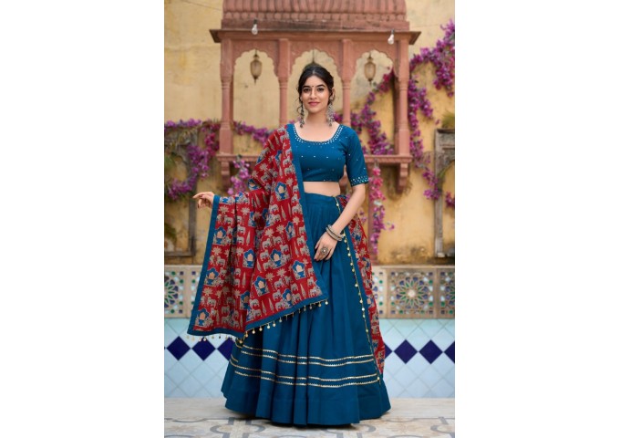 LFH LNB DN 1697 Navratri Collection 2024 Lehengha| Choli  Blue