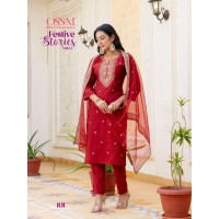 Festive Stories Vol 04 Salwar Suit Red