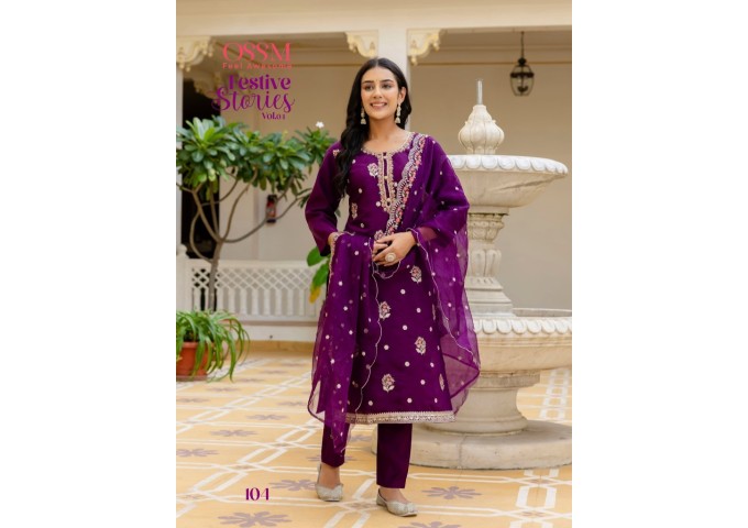 Festive Stories Vol 04 Salwar Suit Purple