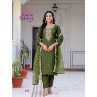 Festive Stories Vol 04 Salwar Suit Green