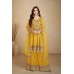 Jalwa Salwar Kameez heavy Chinon With Embroidery Work Yellow