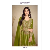 Jalwa Salwar Kameez heavy Chinon With Embroidery Work Green