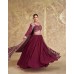 Sayuri Designer Tyohaar Gown Maroon