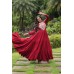  LFH LW DN 9197 Navratri Designer Gown Maroon