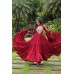  LFH LW DN 9197 Navratri Designer Gown Maroon