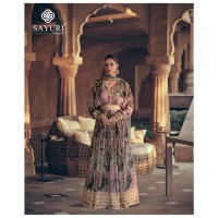 SAYURI DESIGNER KESAR Nx GOWN SUIT MULTI COLOR