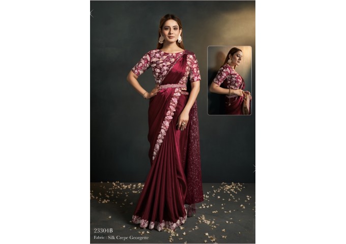 MAHOTSAV MOH MANTHAN 23300 SERIES ENIGMA MAROON