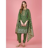 Jacquard Hits Suit Green