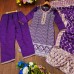 Jacquard Hits Suit Purple