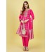 Jacquard Hits Suit Pink