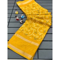 Pavitra Dola Silk Saree Yellow