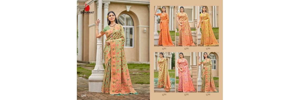 Bunawat Crystal SIlk Saree