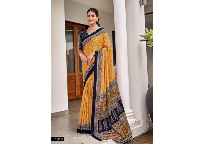 Mulmul Cotton Printed Saree 5