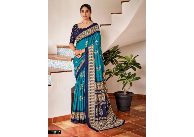 Mulmul Cotton Printed Saree 9