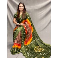 Doli 4D More Beautiful Boutique Saree Green 1