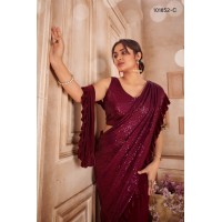 DESIGN 101852 IMPORTED FABRIC WITH SEQUIN WORK SAREE