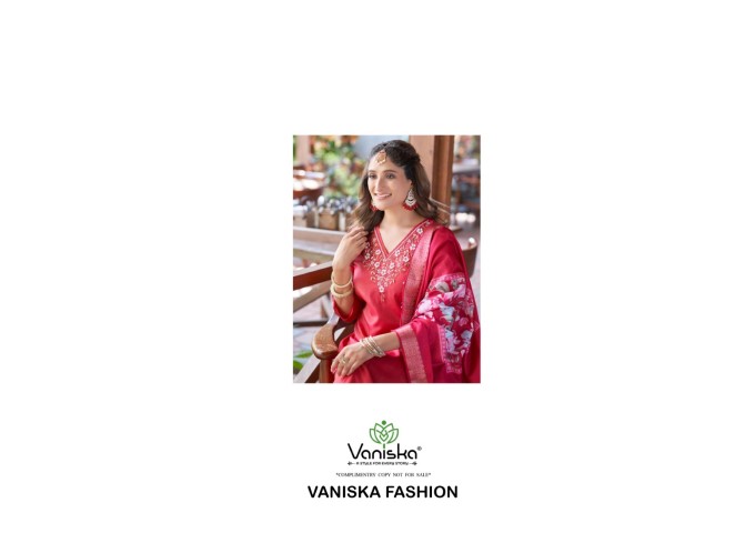 Vaniska Fitoor Kurti Pant Red