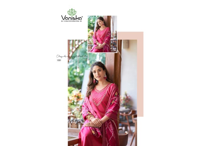 Vaniska Fitoor Kurti Pant Pink