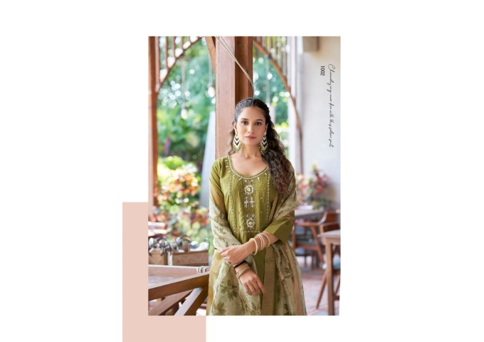 Vaniska Fitoor Kurti Pant Green