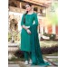 Ladyview Geet Viscose Silk With Stripe Kurti Dark Green 2