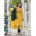 Mitoo Simmer Cotton Lycra Kadlee Kurti Yellow