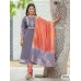 Mitoo Simmer Cotton Lycra Kadlee Kurti Purple