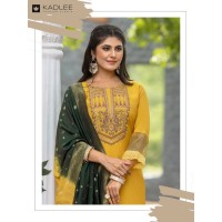 Mitoo Simmer Cotton Lycra Kadlee Kurti Yellow