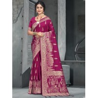 Bunawat Kamdhenu Saree Vol-05 Dark Pink