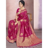 Bunawat Kamdhenu Saree Vol-05 Dark Pink