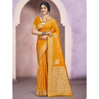 Bunawat Kamdhenu Saree Vol-05 Yellow 2