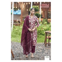 Muskan Vol 06  Premium Vetican Silk Foil Print Suit 