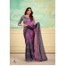 Stavan Nairobi Heavy Weightless With Embroidery Border Digital Blouse Saree Purple