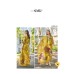 Lady Leela Rubiya Exclusive Jacquard Shimmer Digital Print Kurti Yellow