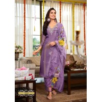 SAHELI KURTI PANT WITH DUPATTA PURPLE