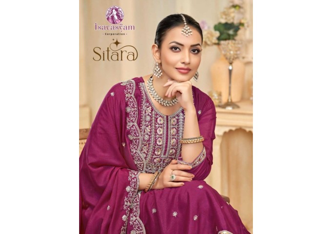 Sitara  Pure Georgette Shimmer Suit