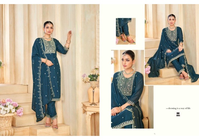 Sitara  Pure Georgette Shimmer Suit Green