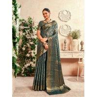 RajPath Fabrics Venkatgiri Silk Saree Green 2