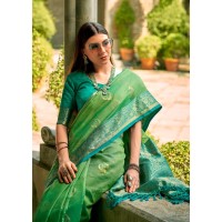 RajPath Fabric Zil-Mil Silk Saree