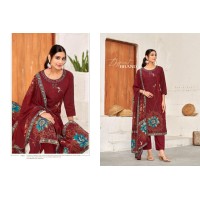 Zisa Pure Roman Silk Printed Kurti Shine Brown