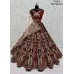 Spectacular Full Flared Lehenga choli  with Double dupatta  Bridal Velvet Lehenga Choli Red Maroon