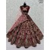 Spectacular Full Flared Lehenga choli  with Double dupatta  Bridal Velvet Lehenga Choli Wine