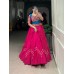 Navratri Collection 2024 Khammkar Gamthi Craft with a Modern Design Touch Lehenga Blue|Pink