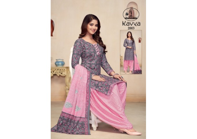 Miss World Kavya Vol 2 Pure Cotton 3 Pcs Combo Suit 2