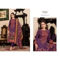 Naira Vol 67 By Belliza Suit With Pure Mal Mal Cotton Dupatta Mehandi Purple| Multi Color