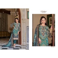 Naira Vol 67 By Belliza Suit With Pure Mal Mal Cotton Dupatta Green | Multi Color