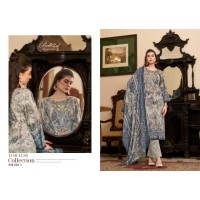 Naira Vol 67 By Belliza Suit With Pure Mal Mal Cotton Dupatta Grey | Multi Color